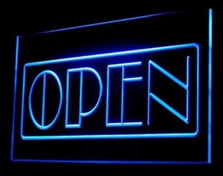 OPEN Boutique LED Neon Sign